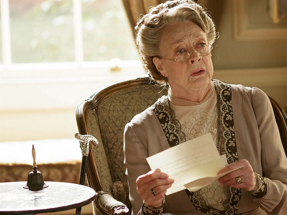 Maggie Smith in Downton